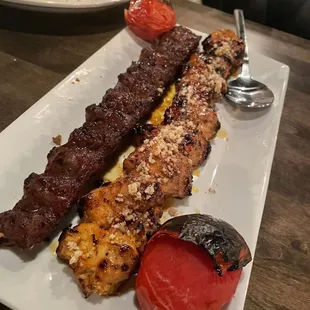 a plate of food on a table