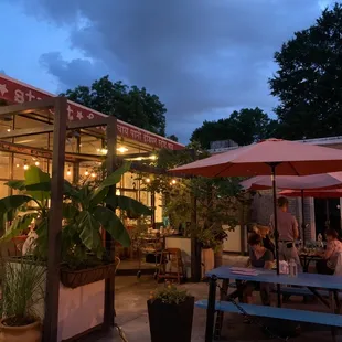 Patio area of Chai Pani