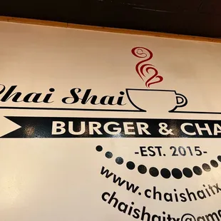 a sign for a restaurant