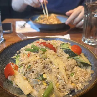 Thai fried rice w veggies