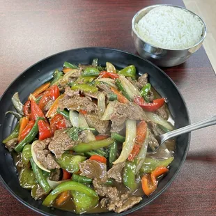 Basil Pepper Steak