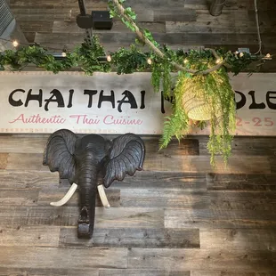 No real live elephants harmed making this decoration