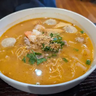 Tom Yum Noodle Soup ($17.50) - 2/2025