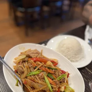 Pad Prig Pao w/ Beef