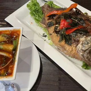 Pla Rad Prig (Whole Fish)