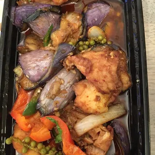 Pla Dook Pad Cha (Spicy Catfish Stir Fry)