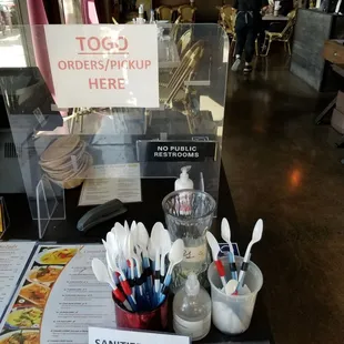 The interior and barrier table