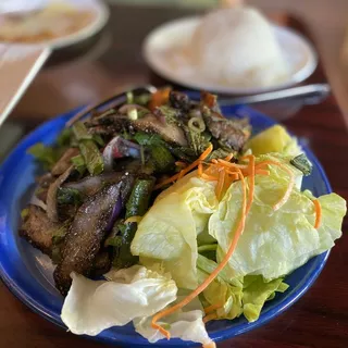 S4. Grilled Pork Neck Salad
