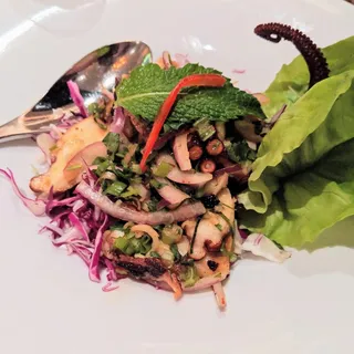 OCTOPUS LEMONGRASS SALAD   PLAH PLA MEUK