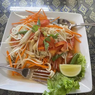 Heavenly Papaya salad