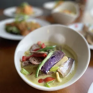 Vegan Green Curry Soup