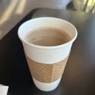 Karak Chai with Soy Milk (hot)