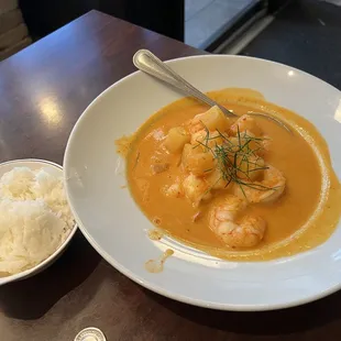 Pineapple Curry with Shrimp