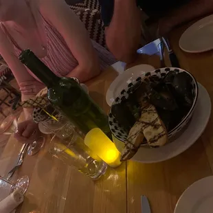 Mussels and rose