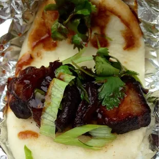 Pork belly- the bun was so moist and chewy!