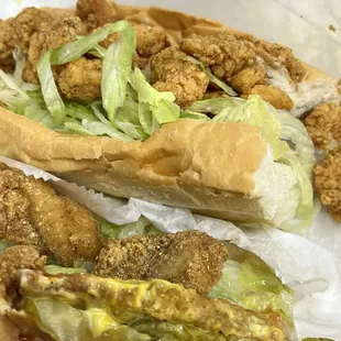 Shrimp &amp; Catfish Poboys