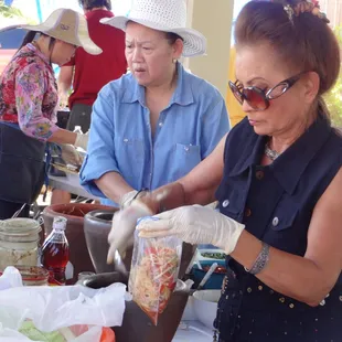 Green Papaya Salad, made to order, and your liking