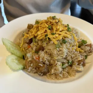 Crispy Pork Belly Fried Rice
