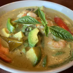 Avocado Prawn Curry