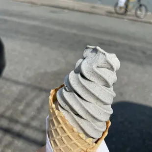 Black Sesame Frozen Soft Serve