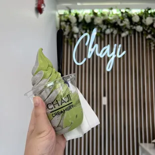 Matcha and Black Sesame Swirl