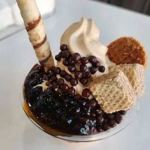Milk tea sundae