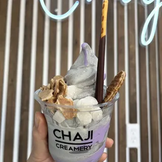 Pandan and Ube Swirl