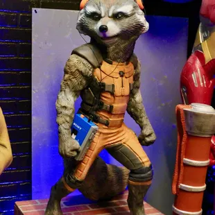 Gaurdians of the Galaxy party prop rentals, life size rocket prop rental