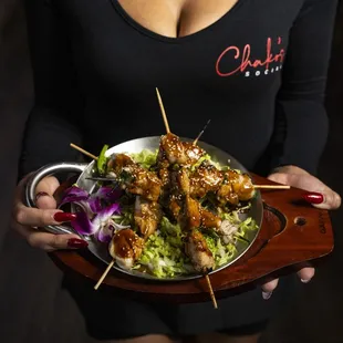 chicken wings and fried chicken, food