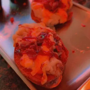 Stuffed Bacon Potato Skin