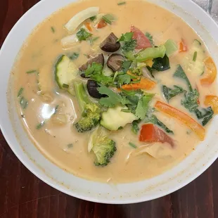 Noodle Coconut Milk Soup