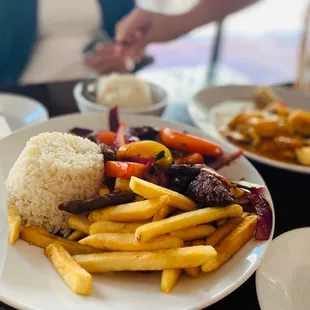 a plate of food