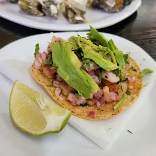Ceviche toastada