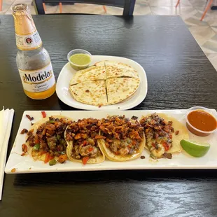 Alambra especial, quesadilla