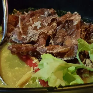 Stir fried soft shell crab