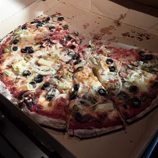 Large Aussie pizza.