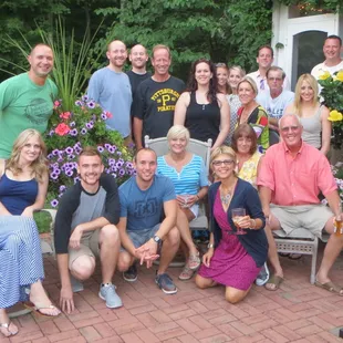 a group of people posing for a picture