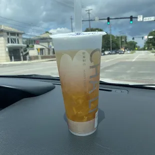 Green tea with fruit