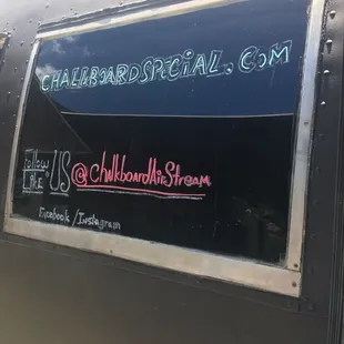 the side of a food truck