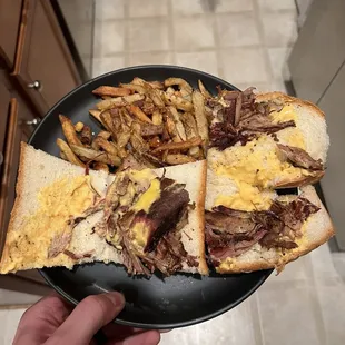 This is their "brisket sub" $17 bucks.