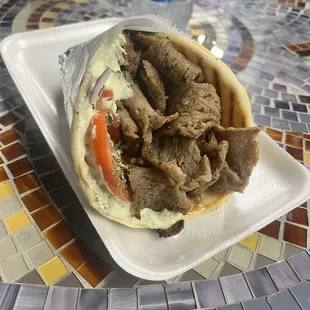 Gyro sandwich