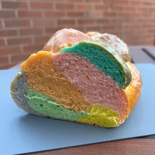 a piece of cake on a table