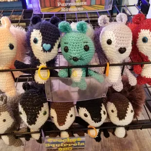 Adopt a Crocheted Squirrel for the Holidays...