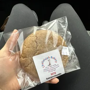 Keto, dairy free snickerdoodle cookie