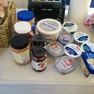 Tons of spreads! Mindful of any dietary restrictions!