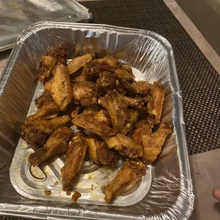 Received 34 wings vice 40.