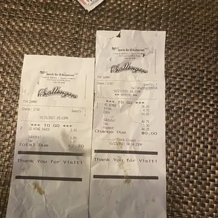 Receipts