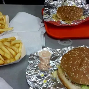 Two burger combos