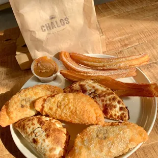 Empanadas &amp; Churros!! Fantastic!