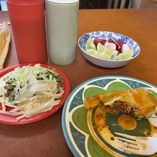 Steak taco and pork tamale 7/25/22